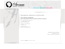 Tablet Screenshot of elarcanolibreria.com